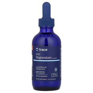 Іонний магній хлорид, Ionic Magnesium Chloride, Trace Minerals Research, рідина, 400 мг, 118 мл TMR-00353 фото