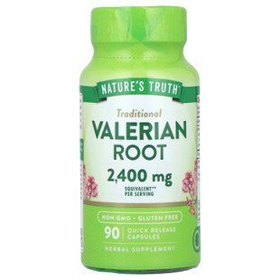 Валеріана, Valerian Root, Nature's Truth, корінь, 2400 мг, 90 капсул швидкого вивільнення (1200 мг на капсулу) NTH-10161 фото