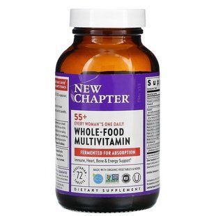 Мультивітаміни для жінок 55+, Every Woman's 55+ Multivitamin, New Chapter, 1 на день, 72 вегетаріанських таблеток NCR-90125 фото