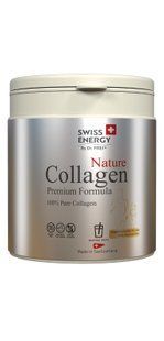 Колаген, чистий гідролізований, преміум-класу, NATURE COLLAGEN, Swiss Energy, для шкіри, волосся та нігтів, кісток та суглобів, без смаку, 240 г SWE-96215 фото