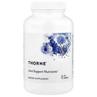 Глюкозамін та МСМ для підтримки суглобів, Joint Support Nutrients, Thorne, 240 капсул THR-77402 фото
