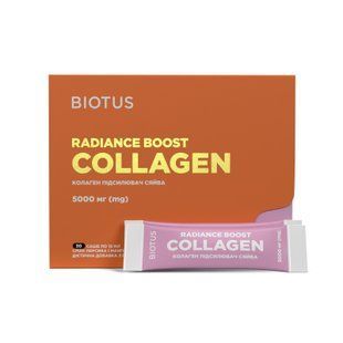 Колаген підсилювач сяйва, Radiance Boost Collagen, Biotus, 30 саше (кожне по 15 мл) BIO-532023 фото