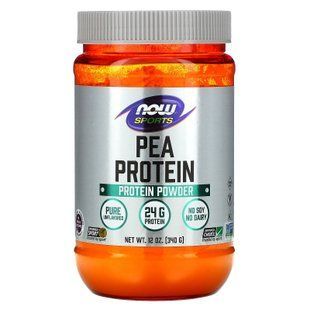 Гороховий протеїн, Pea Protein, Now Foods, Sports, без смаку, 340 г NOW-02132 фото