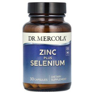 Цинк плюс селен, Zinc Plus Selenium, Dr. Mercola, 30 капсул MCL-03065 фото