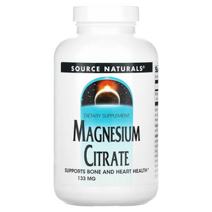 Магній цитрат, Magnesium Citrate, Source Naturals, 133 мг, 90 капсул SNS-02099 фото
