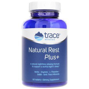 Підтримка сну, NaturalRest Plus+, Trace Minerals Research, 60 таблеток TMR-00261 фото