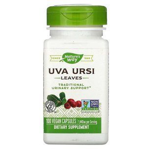 Мучниця, Uva Ursi, Nature's Way, листя, 100 кап. NWY-17600 фото