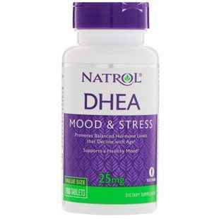 Дегідроепіандростерон, DHEA, Natrol, 25 мг, 180 таблеток NTL-16115 фото