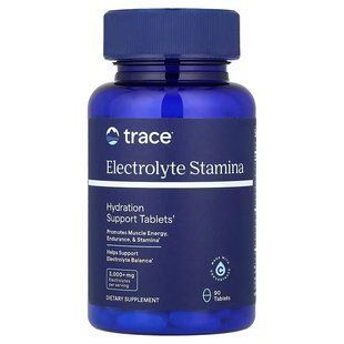 Електроліти для витривалості, Electrolyte Stamina, Trace Minerals Research, 90 таблеток TMR-00058 фото