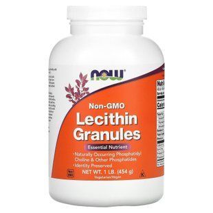 Лецитин у гранулах, Lecithin, Now Foods, без ГМО, 454 г NOW-02260 фото