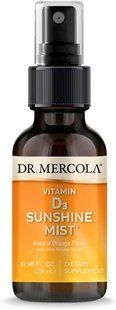 Вітамін D3, Vitamin D, Dr. Mercola, підтримує імунітет та здоров'я суглобів, смак апельсина, 5000 МО, 25 мл. MCL-01467 фото