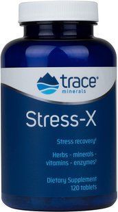 Стрес-X, захист від стресу, Stress-X, Trace Minerals Research,120 таблеток TMR-00099 фото