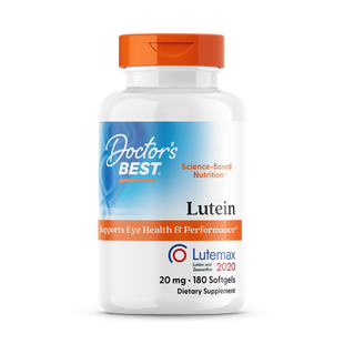 Лютеїн, Lutein, Doctor's Best, лютемакс, 20 мг, 180 гелевих капсул DRB-00370 фото